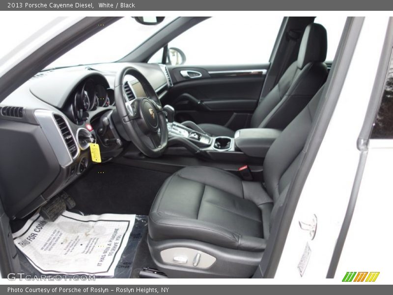 White / Black 2013 Porsche Cayenne Diesel
