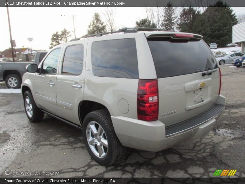 Champagne Silver Metallic / Ebony 2013 Chevrolet Tahoe LTZ 4x4