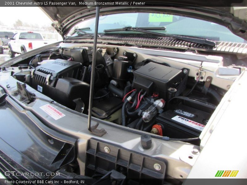 Medium Bronzemist Metallic / Pewter 2001 Chevrolet Astro LS Passenger Van