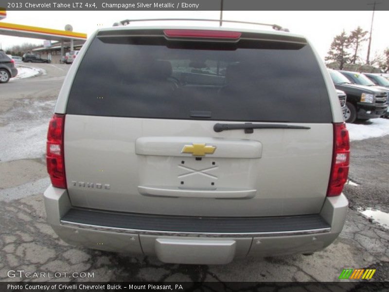 Champagne Silver Metallic / Ebony 2013 Chevrolet Tahoe LTZ 4x4