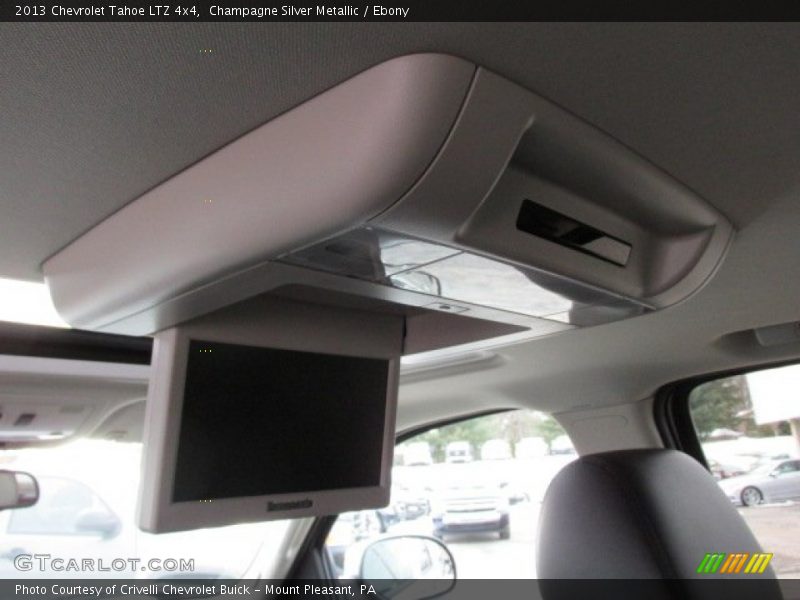 Champagne Silver Metallic / Ebony 2013 Chevrolet Tahoe LTZ 4x4