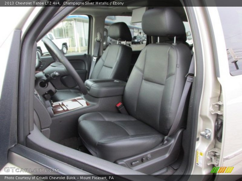 Champagne Silver Metallic / Ebony 2013 Chevrolet Tahoe LTZ 4x4