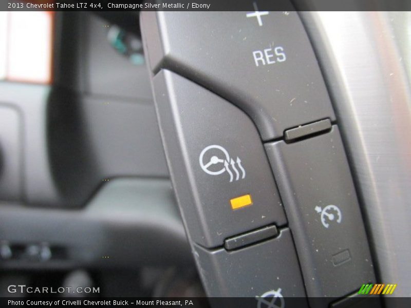 Champagne Silver Metallic / Ebony 2013 Chevrolet Tahoe LTZ 4x4