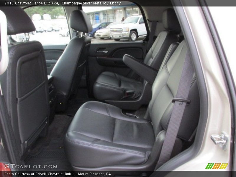Champagne Silver Metallic / Ebony 2013 Chevrolet Tahoe LTZ 4x4
