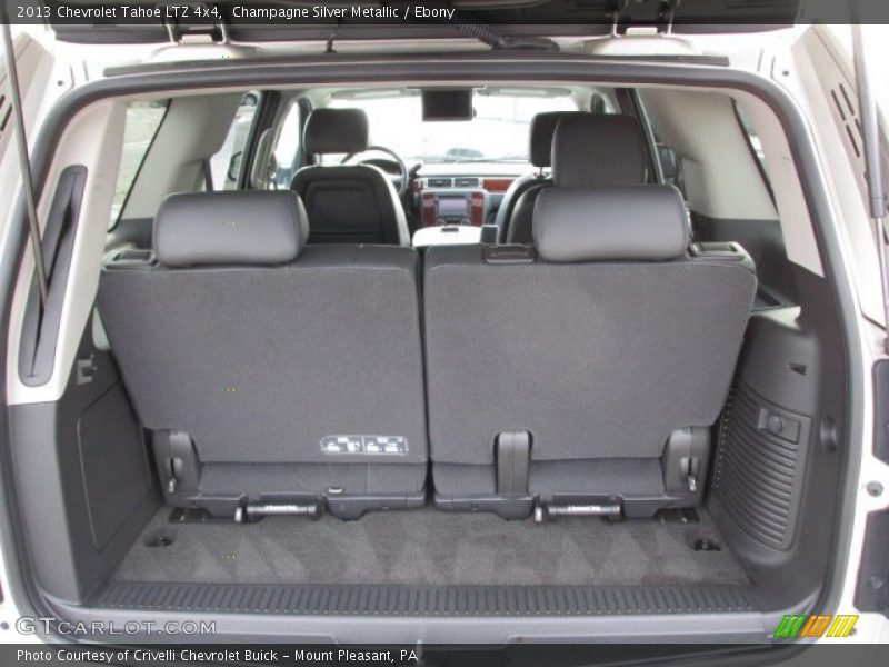 Champagne Silver Metallic / Ebony 2013 Chevrolet Tahoe LTZ 4x4