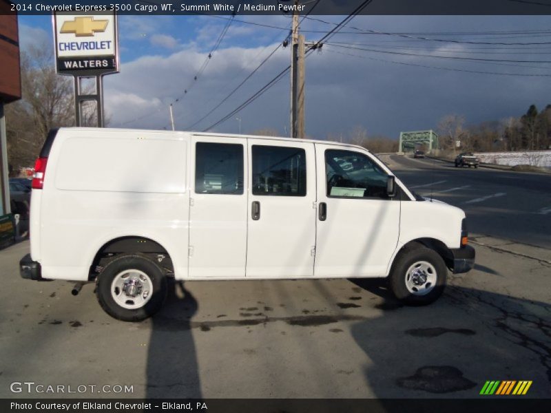 Summit White / Medium Pewter 2014 Chevrolet Express 3500 Cargo WT