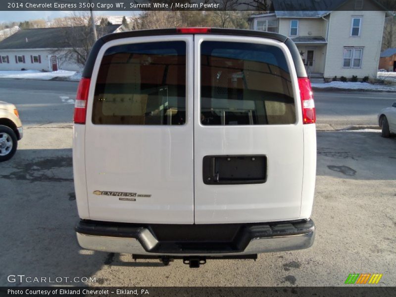 Summit White / Medium Pewter 2014 Chevrolet Express 3500 Cargo WT