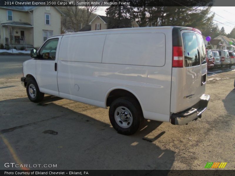 Summit White / Medium Pewter 2014 Chevrolet Express 3500 Cargo WT