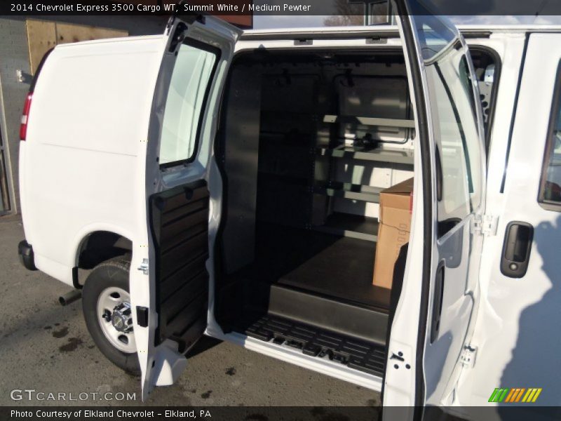 Summit White / Medium Pewter 2014 Chevrolet Express 3500 Cargo WT