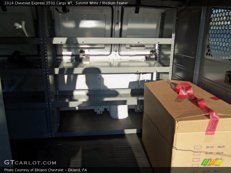Summit White / Medium Pewter 2014 Chevrolet Express 3500 Cargo WT