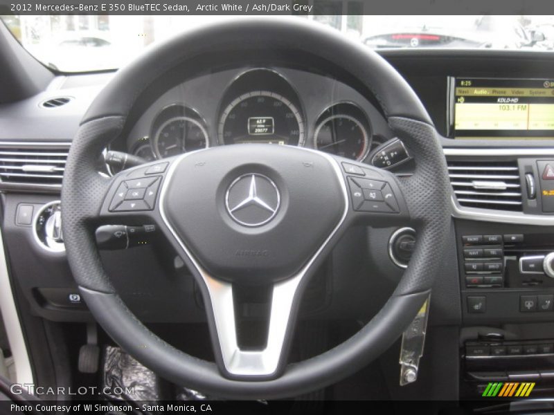 Arctic White / Ash/Dark Grey 2012 Mercedes-Benz E 350 BlueTEC Sedan