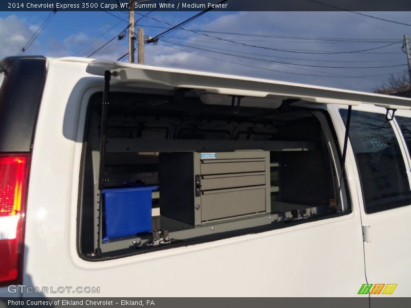 Summit White / Medium Pewter 2014 Chevrolet Express 3500 Cargo WT