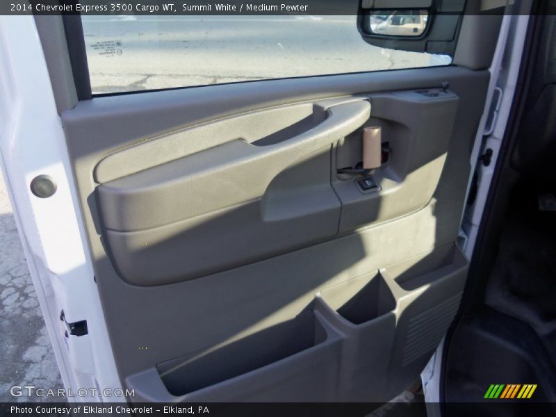 Summit White / Medium Pewter 2014 Chevrolet Express 3500 Cargo WT