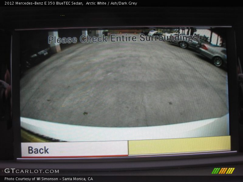 Arctic White / Ash/Dark Grey 2012 Mercedes-Benz E 350 BlueTEC Sedan
