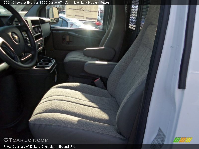 Summit White / Medium Pewter 2014 Chevrolet Express 3500 Cargo WT