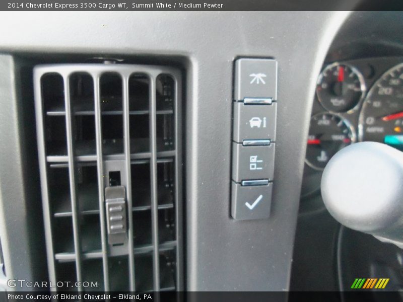 Summit White / Medium Pewter 2014 Chevrolet Express 3500 Cargo WT