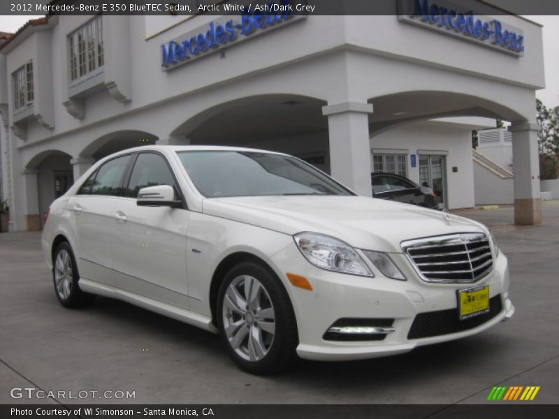Arctic White / Ash/Dark Grey 2012 Mercedes-Benz E 350 BlueTEC Sedan