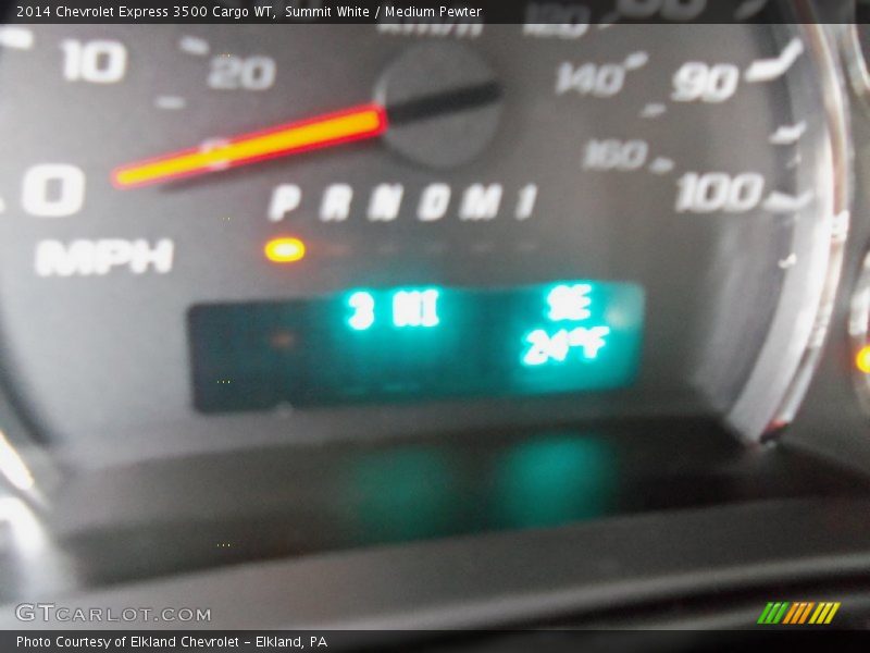 Summit White / Medium Pewter 2014 Chevrolet Express 3500 Cargo WT