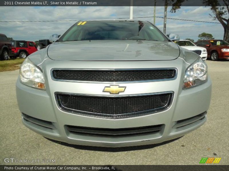 Silver Ice Metallic / Titanium 2011 Chevrolet Malibu LT