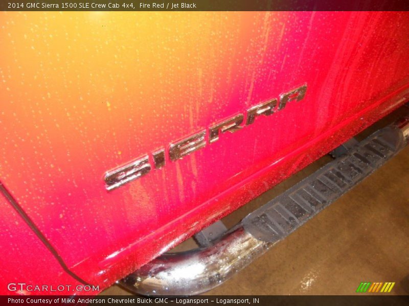 Fire Red / Jet Black 2014 GMC Sierra 1500 SLE Crew Cab 4x4