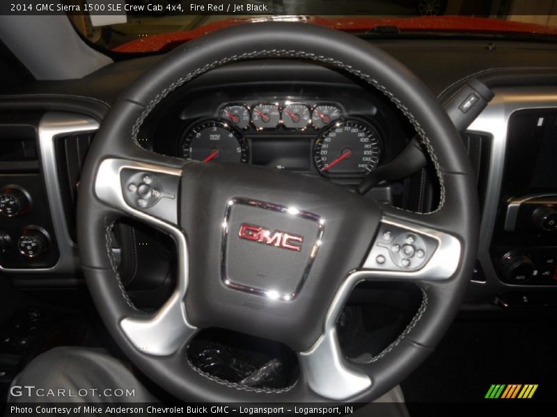 Fire Red / Jet Black 2014 GMC Sierra 1500 SLE Crew Cab 4x4