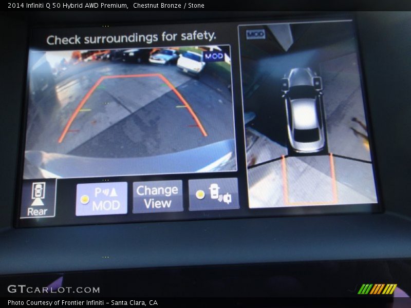 Chestnut Bronze / Stone 2014 Infiniti Q 50 Hybrid AWD Premium