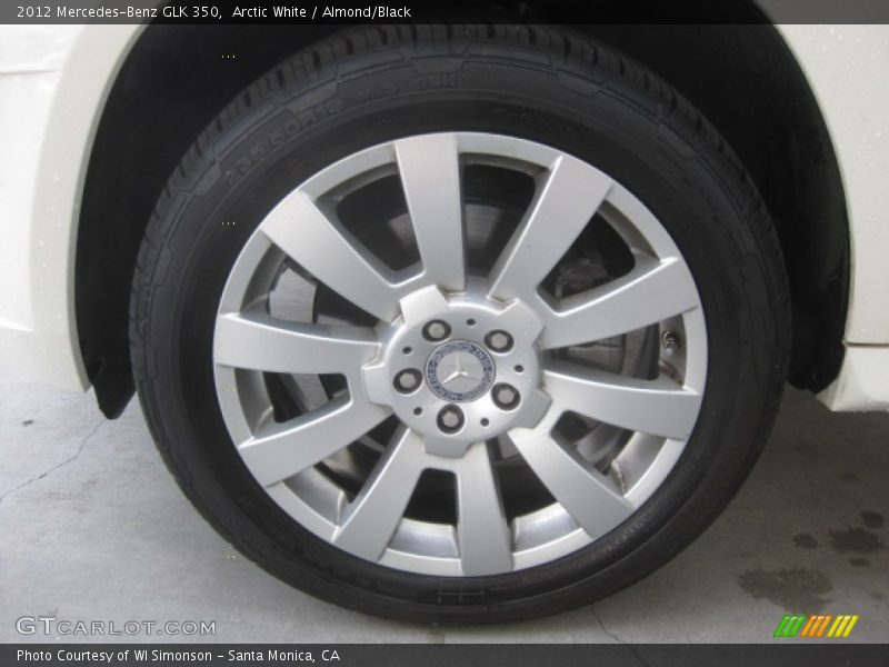 Arctic White / Almond/Black 2012 Mercedes-Benz GLK 350
