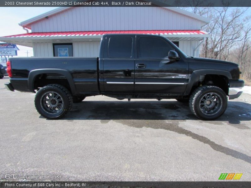 Black / Dark Charcoal 2003 Chevrolet Silverado 2500HD LS Extended Cab 4x4