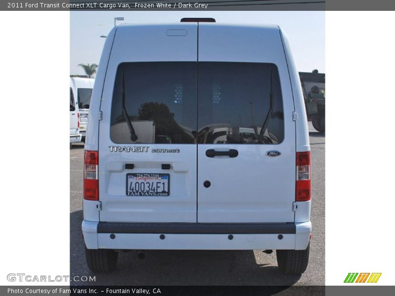 Frozen White / Dark Grey 2011 Ford Transit Connect XLT Cargo Van