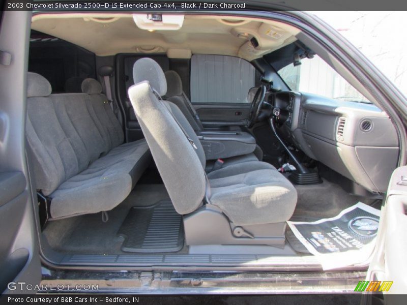 Black / Dark Charcoal 2003 Chevrolet Silverado 2500HD LS Extended Cab 4x4