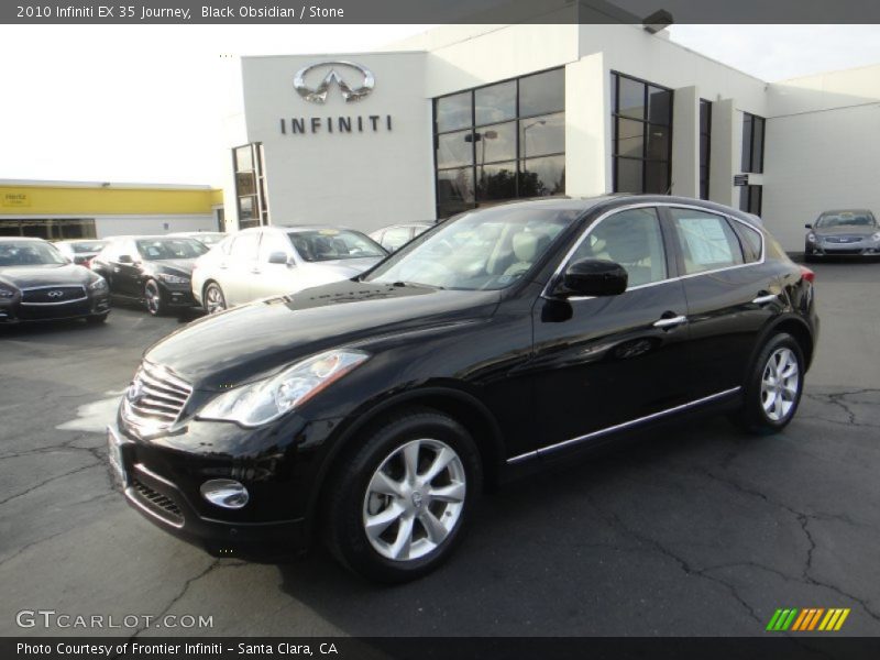 Black Obsidian / Stone 2010 Infiniti EX 35 Journey