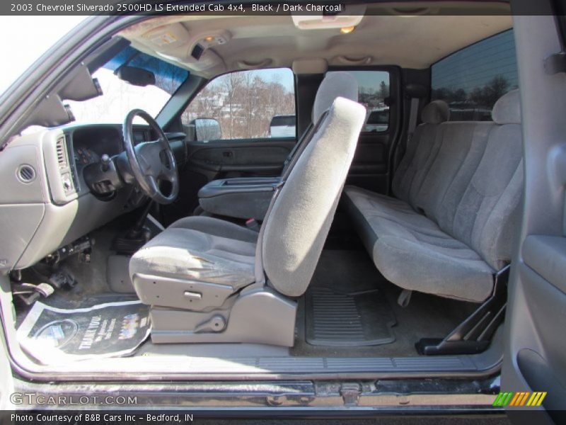 Black / Dark Charcoal 2003 Chevrolet Silverado 2500HD LS Extended Cab 4x4