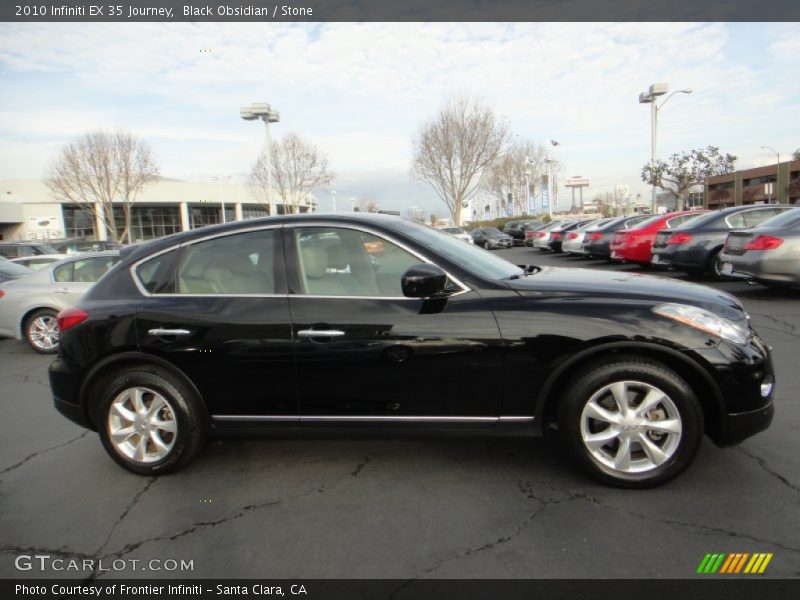 Black Obsidian / Stone 2010 Infiniti EX 35 Journey