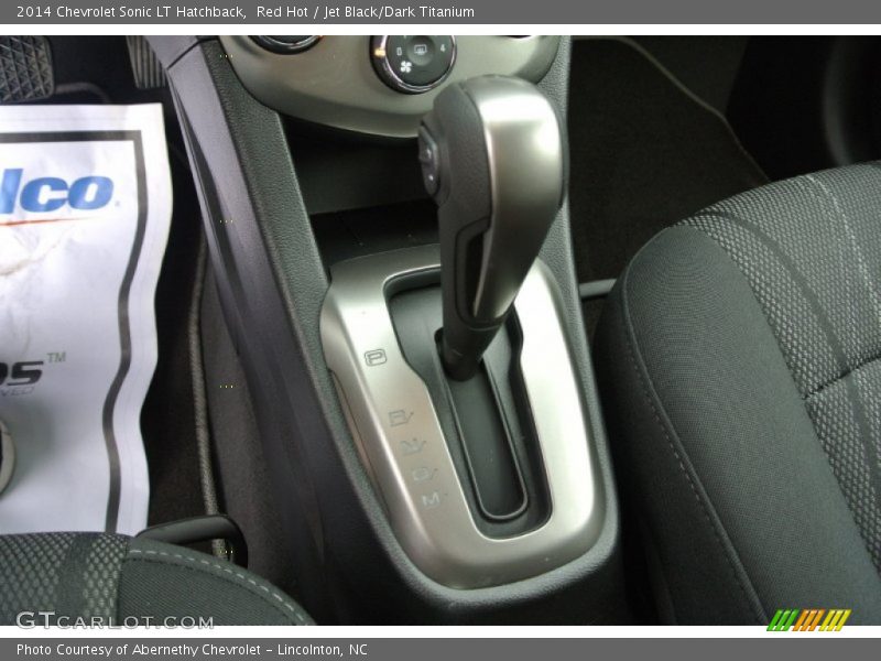 Red Hot / Jet Black/Dark Titanium 2014 Chevrolet Sonic LT Hatchback