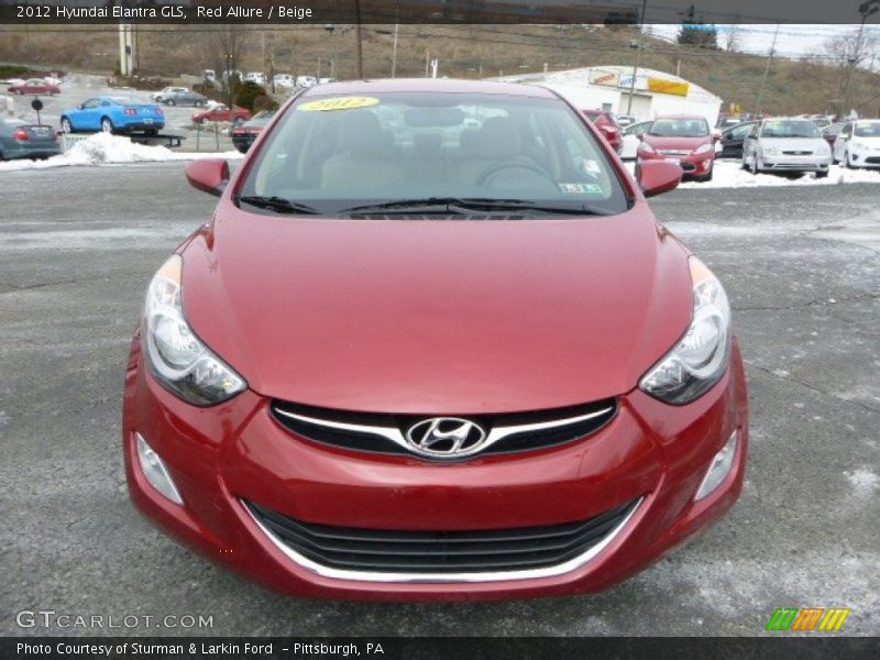 Red Allure / Beige 2012 Hyundai Elantra GLS