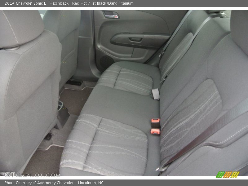 Red Hot / Jet Black/Dark Titanium 2014 Chevrolet Sonic LT Hatchback