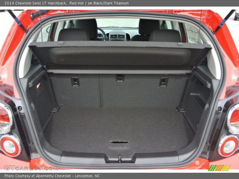 Red Hot / Jet Black/Dark Titanium 2014 Chevrolet Sonic LT Hatchback