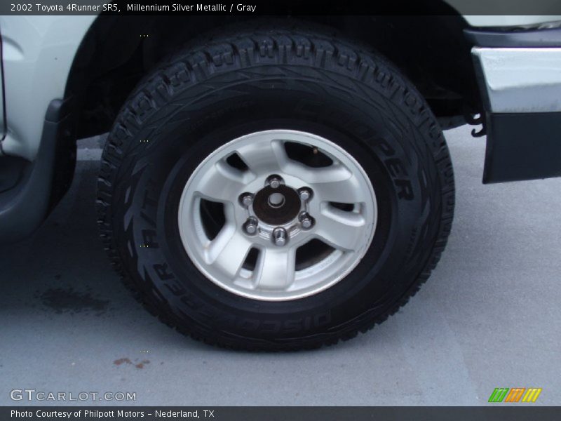 Millennium Silver Metallic / Gray 2002 Toyota 4Runner SR5