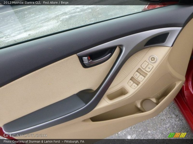 Red Allure / Beige 2012 Hyundai Elantra GLS