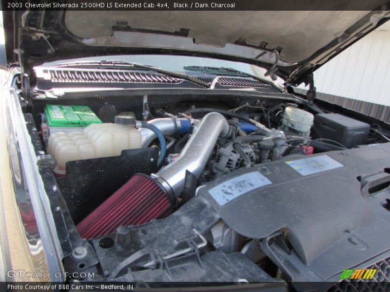 Black / Dark Charcoal 2003 Chevrolet Silverado 2500HD LS Extended Cab 4x4