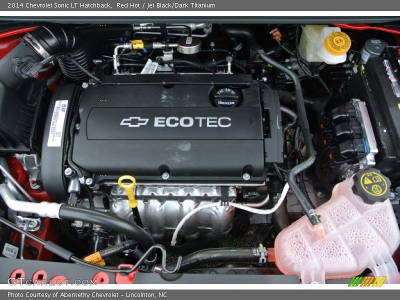  2014 Sonic LT Hatchback Engine - 1.8 Liter DOHC 16-Valve VVT ECOTEC 4 Cylinder