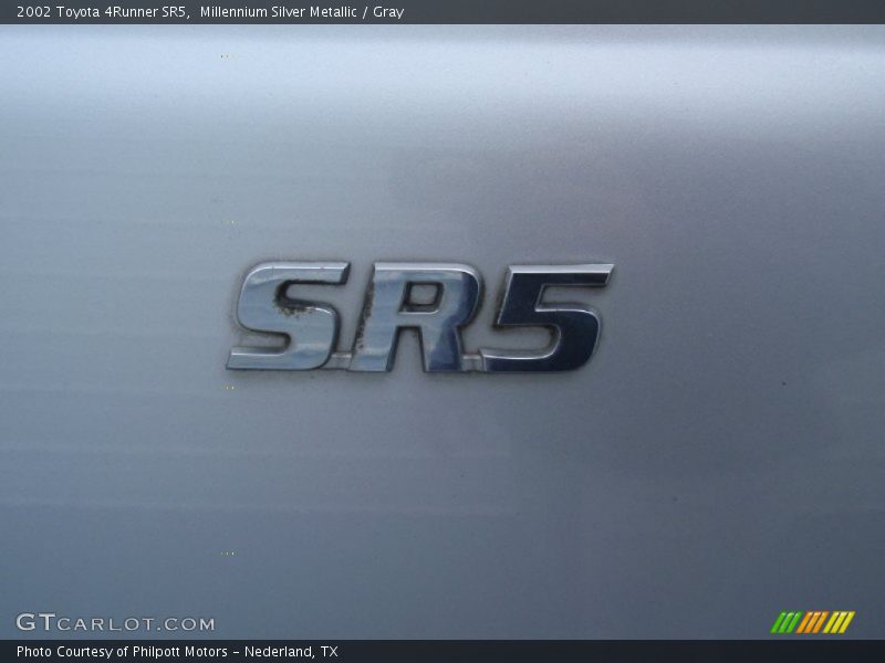 Millennium Silver Metallic / Gray 2002 Toyota 4Runner SR5