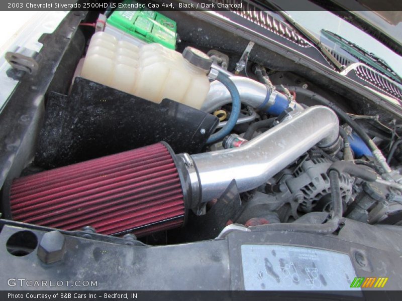 Black / Dark Charcoal 2003 Chevrolet Silverado 2500HD LS Extended Cab 4x4