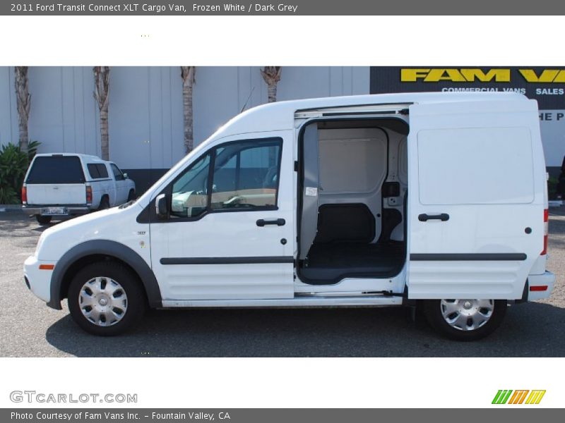 Frozen White / Dark Grey 2011 Ford Transit Connect XLT Cargo Van