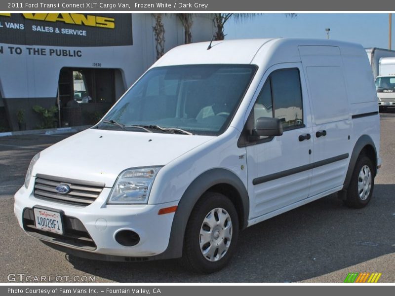 Frozen White / Dark Grey 2011 Ford Transit Connect XLT Cargo Van