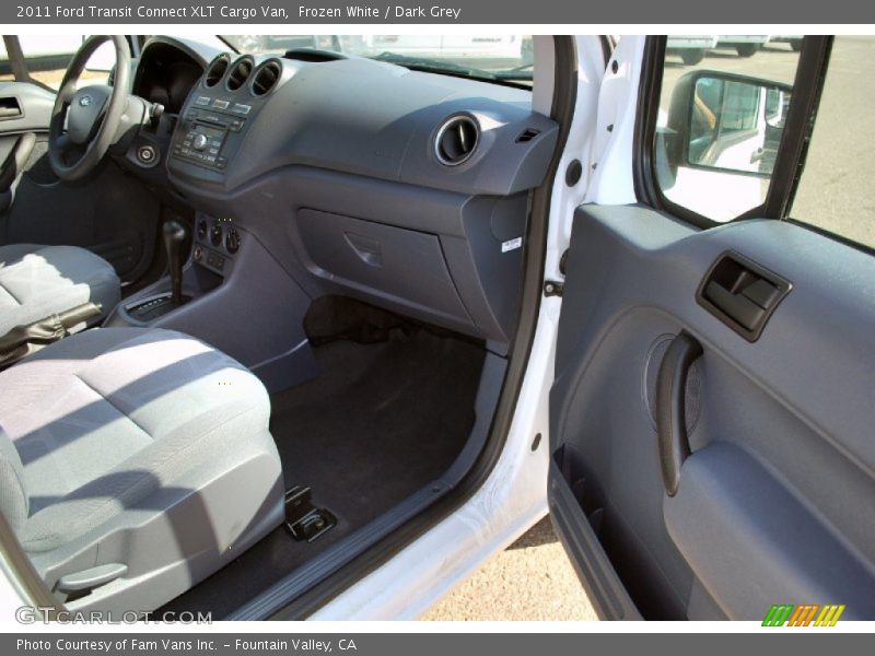 Frozen White / Dark Grey 2011 Ford Transit Connect XLT Cargo Van