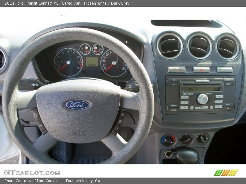Frozen White / Dark Grey 2011 Ford Transit Connect XLT Cargo Van
