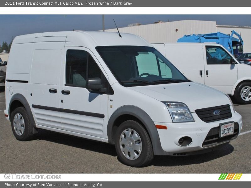Frozen White / Dark Grey 2011 Ford Transit Connect XLT Cargo Van