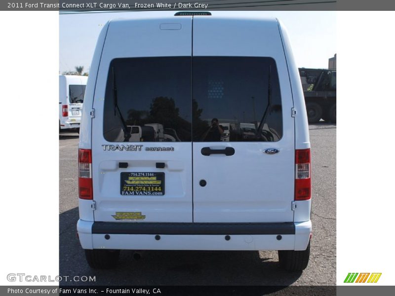 Frozen White / Dark Grey 2011 Ford Transit Connect XLT Cargo Van