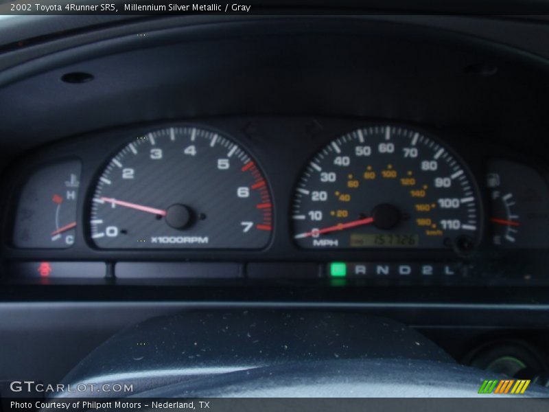 Millennium Silver Metallic / Gray 2002 Toyota 4Runner SR5